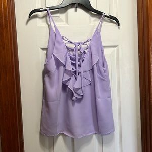 After Market purple polyester tank